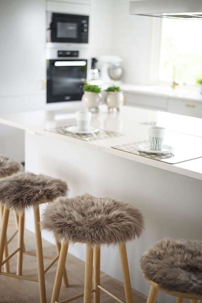 Lampaantalja istuin pyöreä GENTLY beige