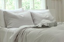 Heaven Linen tuplapussilakana 230 x 220 Vaaleanharmaa