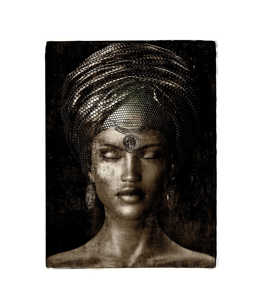 Taulu GLAMOUR GIRL SEPIA 80x120cm