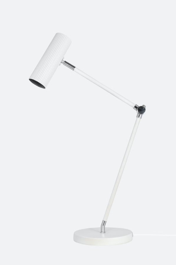 Pöytävalaisin HUBBLE valkoinen