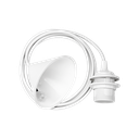 Valaisinjohto 2,1 m valkoinen