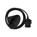 Valaisinjohto 2,1m musta