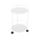[106201] Guinguette Pedestal pöytä Cotton White