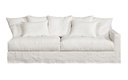 Sohvamoduuli 195cm oikea käsinoja Chanelle XL Newlin valkoinen