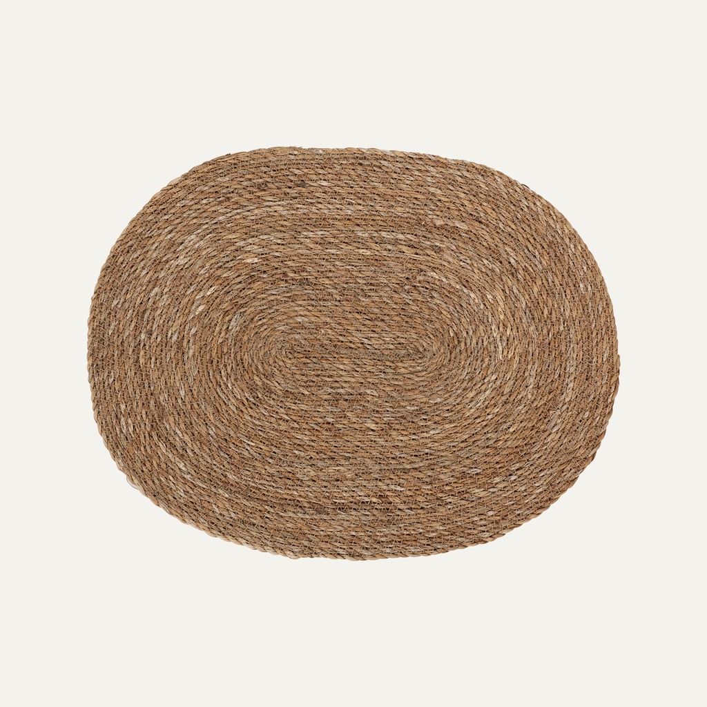 Meriheinätabletti EMIL natural ovaali 45x32cm