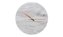 Seinäkello Marble Time valkoinen Ø25 cm