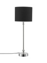Pöytävalaisin ja varjostin LIAM kromi/musta 58 cm