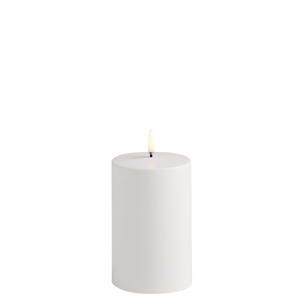 LED kynttilä ulkokäyttöön, valkoinen 7,8x12,7 cm