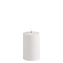 [UL-OU-WH78013] LED kynttilä ulkokäyttöön, valkoinen 7,8x12,7 cm
