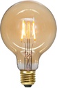 LED-lamppu E27 G95 Plain Amber