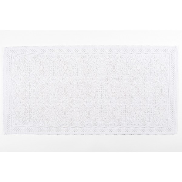 Kylpyhuonematto KYMI 55x110 cm valkoinen