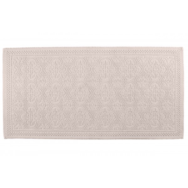 Haomy kylpyhuonematto KYMI 55x110 cm beige lin