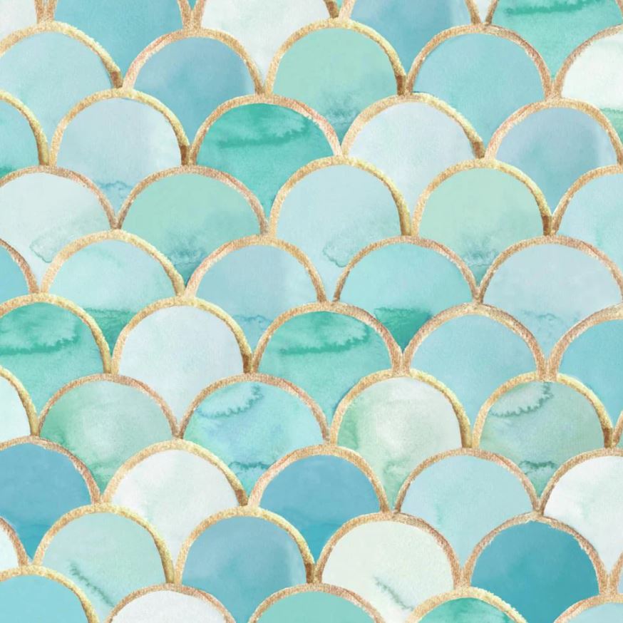 Servetti ART DECO TURQUOISE 33x33cm