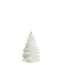 [UL-XT-NW18] LED kynttilä CHRISTMAS TREE 10x15 cm - Nordic White