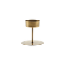 Tuikkukynttilänjalka ANIT, antiikki-messinki