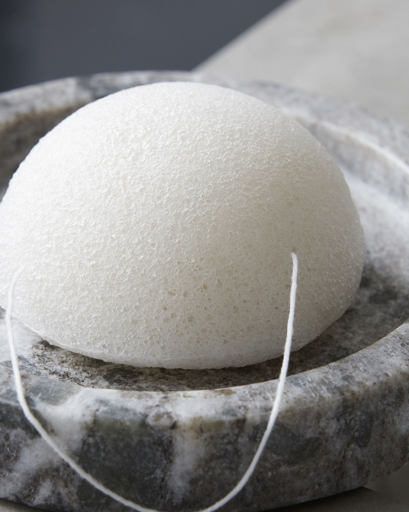 Konjac sponge valkoinen