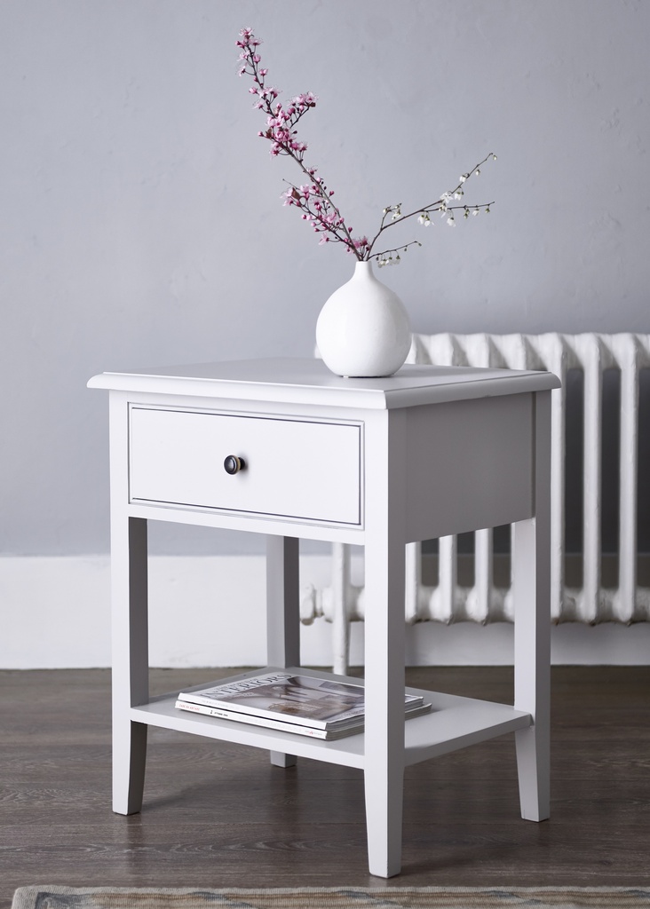 Yöpöytä Buona Notte valkoinen