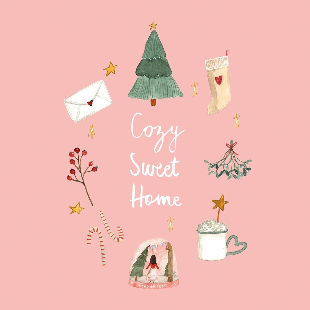 Paperiservetti Cozy Home 33x33cm