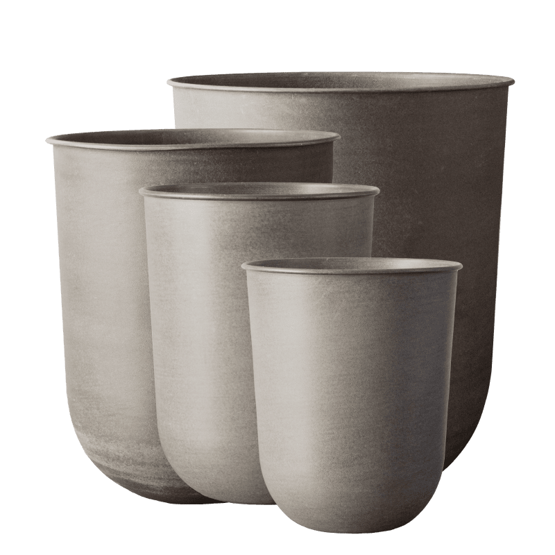 Ulkoruukku OUT M  50 cm beige