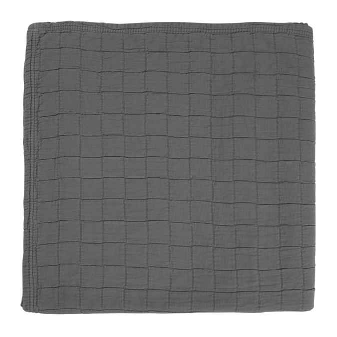 Päiväpeite AAVA, 160x260 tumman harmaa