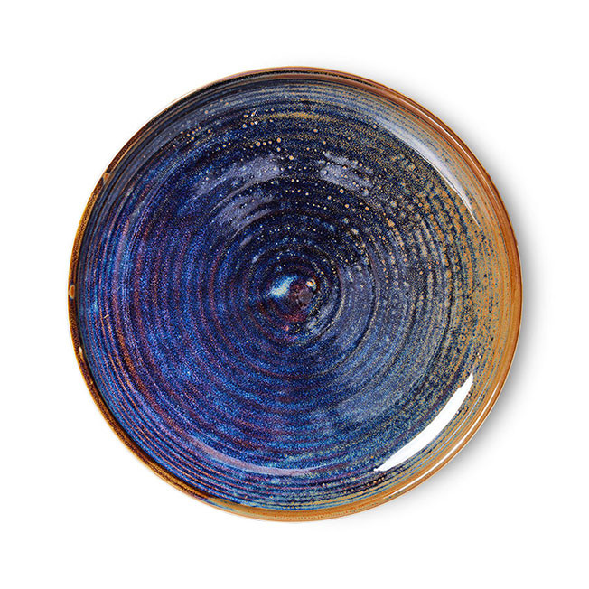 Jälkiruokalautanen CHEF CERAMICS rustic blue