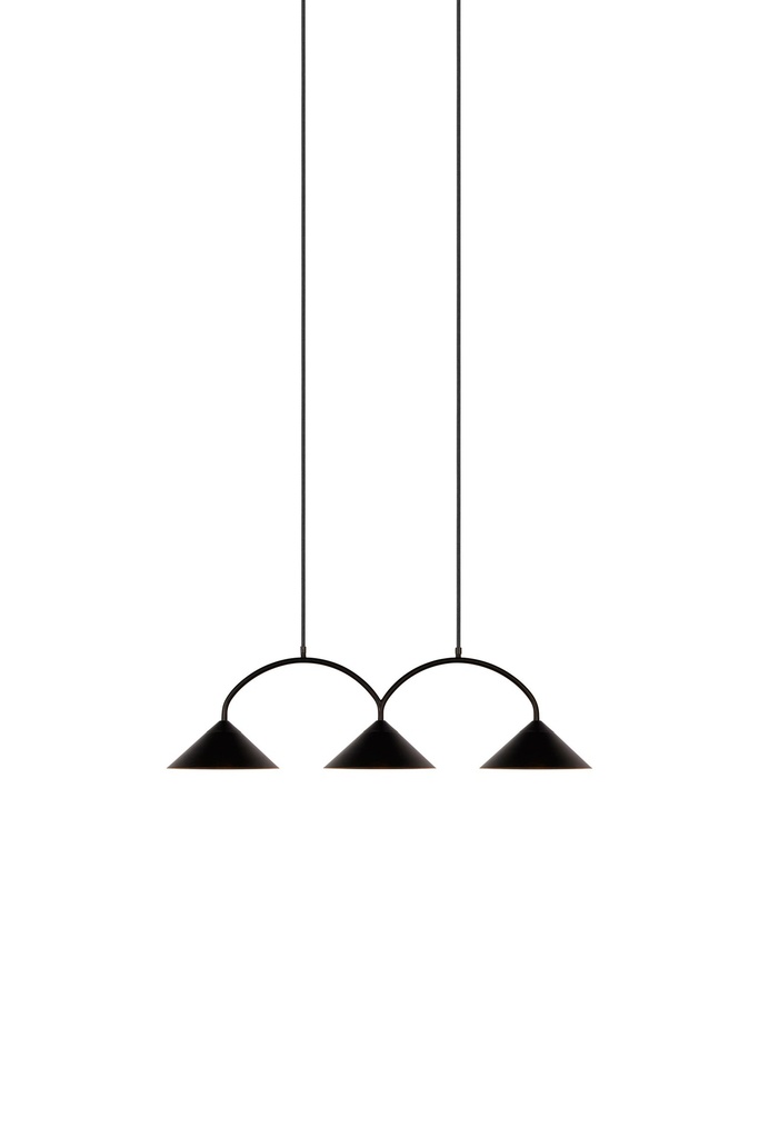 Kattovalaisin CURVE 3 Musta