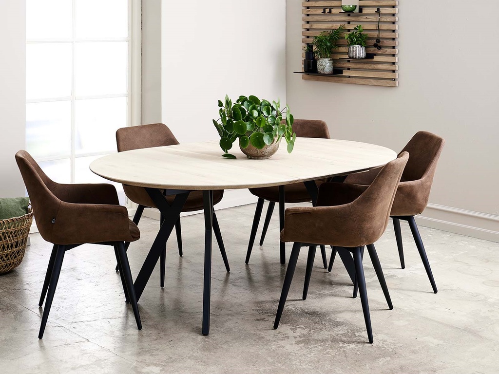 Jatkettava ruokapöytä Veron 128cm-178xm