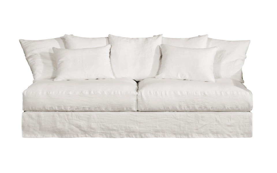 Chanelle XL käsinojaton sohvamoduuli 160cm Newlin valkoinen