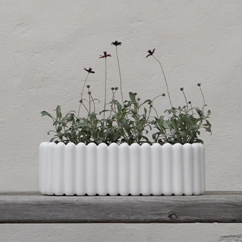 Ruukku MIST ovaali L, valkoinen