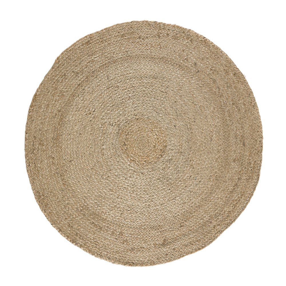 Pyöreä matto HEMP 250 cm natural
