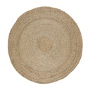 Pyöreä matto HEMP 250 cm natural