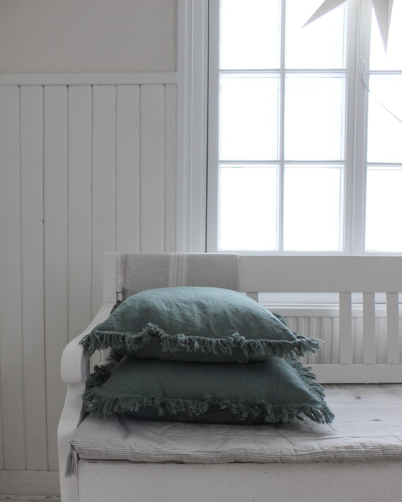 Hapsu tyynynpäällinen HEAVEN 50x50 cm hopeakuusen vihreä