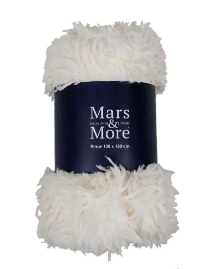 Viltti Featherish 130x180cm Valkoinen