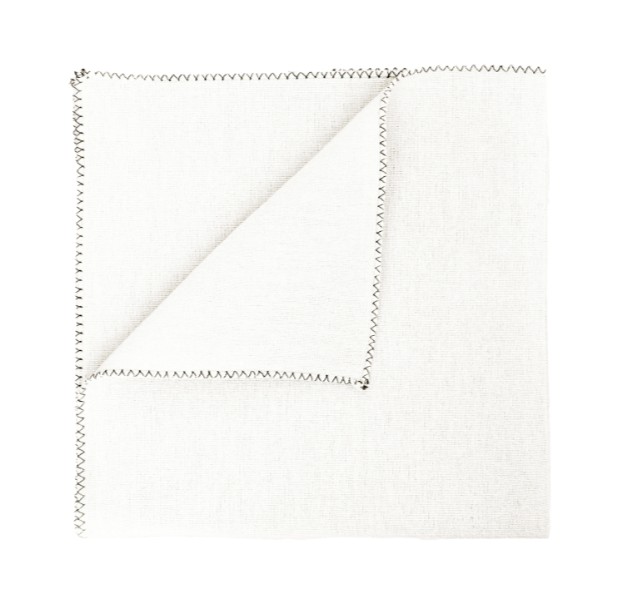 Kangasservietti Zilia Blanc