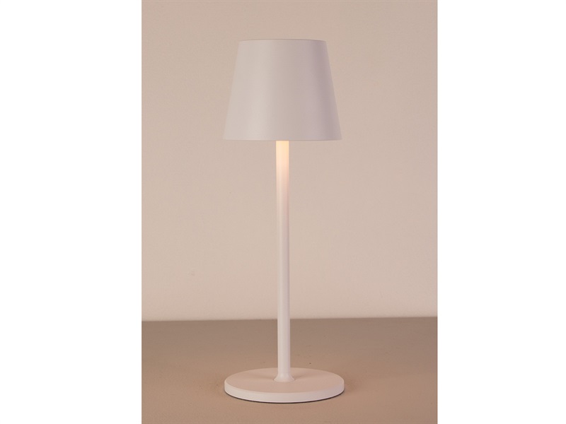 Ladattava LED-valaisin Koli valkoinen