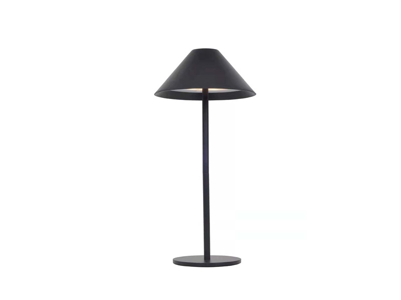 Ladattava LED-valaisin Enid musta