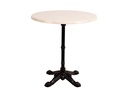 Ulkopöytä Bistro marble 70cm, metalli jalka   