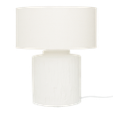 Pöytävalaisin ja varjostin Mason valkoinen