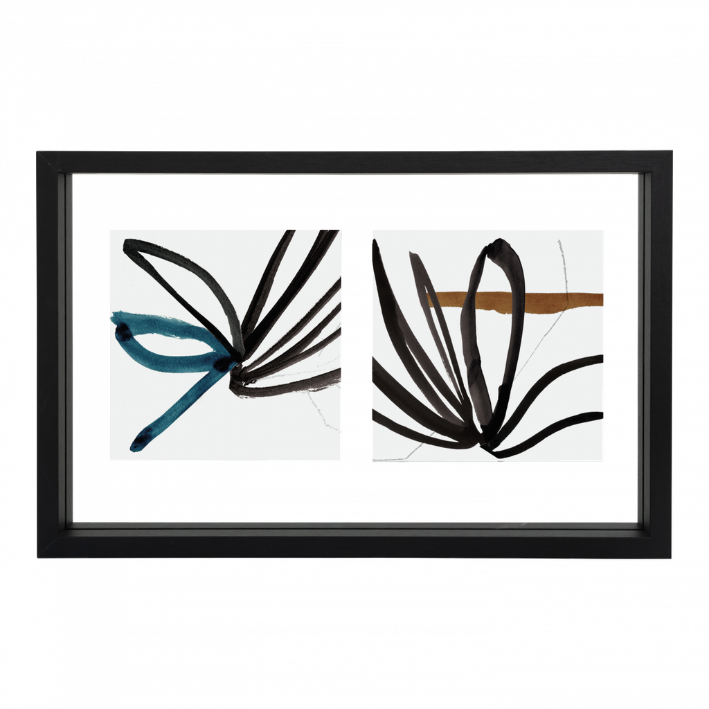 Kuvakehys Floating Double musta 