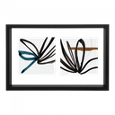 Kuvakehys Floating Double musta 