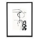 Kuvakehys Floating L musta  