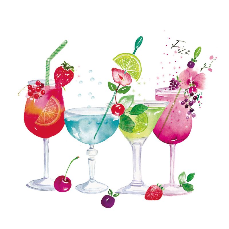 Paperiservietti BIRTHDAY CHEERS 25x25 cm