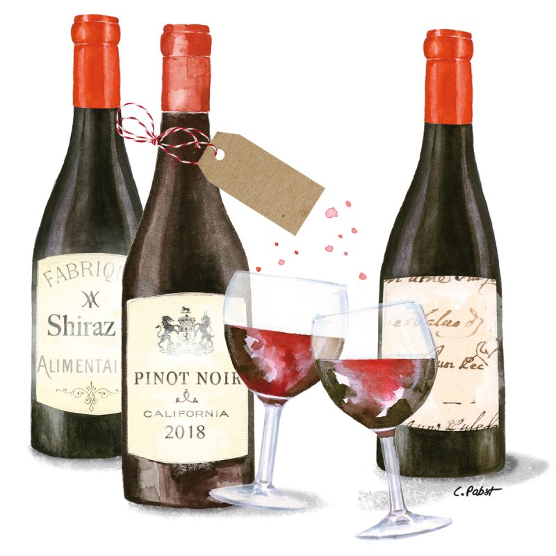 Servietti PINOT 25x25 cm