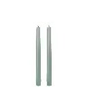 Led-Kruunukynttilät 2-setti Dusty green 2,3x25cm
