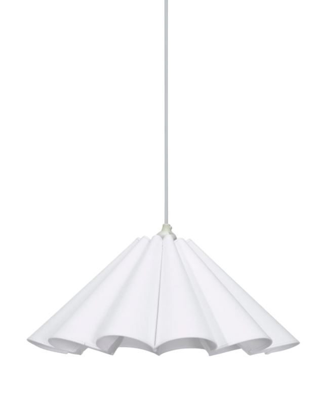 Kattovarjostin Freja 45 cm valkoinen 