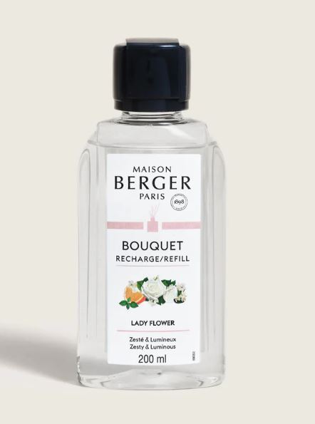 Huonetuoksu täyttöpakkaus Lady flower 200ml 