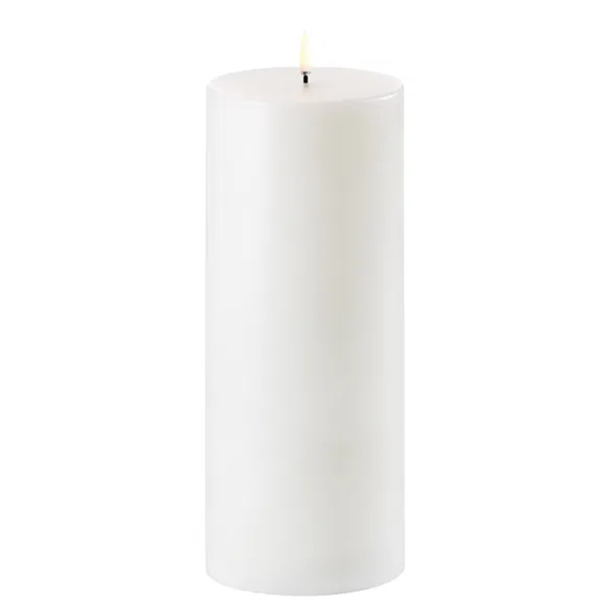 LED kynttilä- Nordic white 10,1x25cm