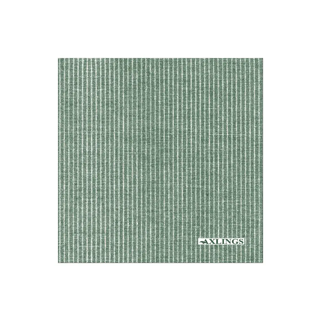 Paperiservietti liituraita tummanvihreä