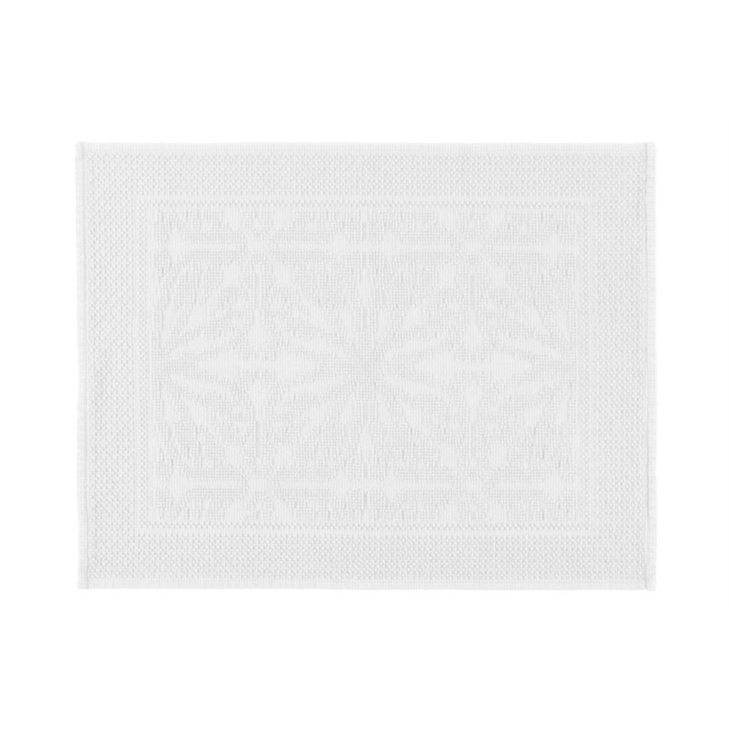 Kylpyhuonematto Hammam 60x80 cm valkoinen
