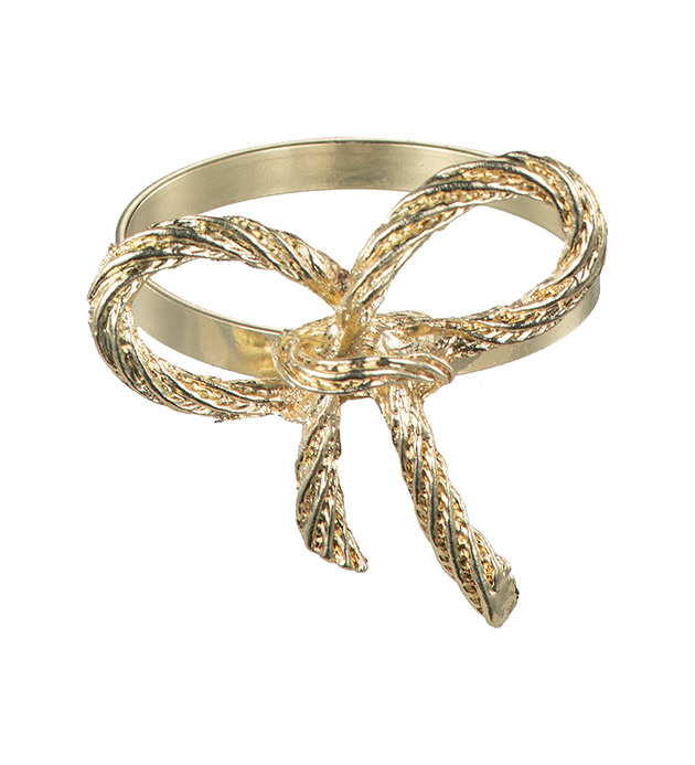 Servettirengas Rusetti 4,5 cm kulta